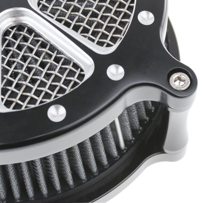 AF000702 hdbubalus black air filter cleaner system for Harley Touring Sportster