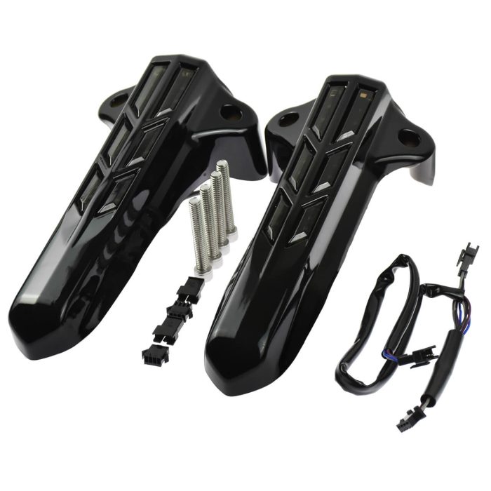 LA010302 hdbubalus Fork Leg Covers Light for Harley