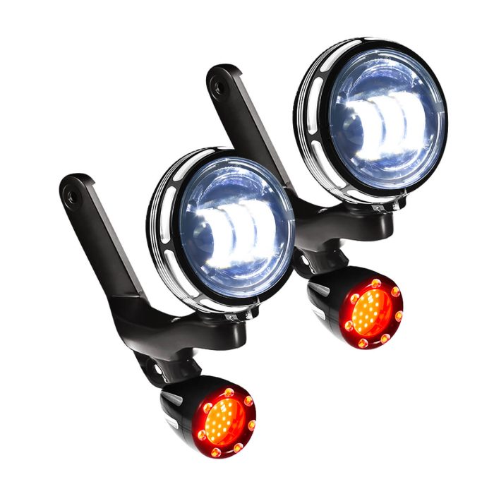 LA011201 harley LED Spotlight turn signals auxiliary light - effect