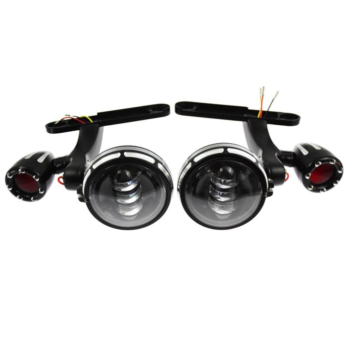 LA011201 harley LED Spotlight turn signals auxiliary light front