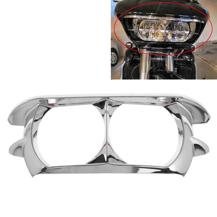 LA012202 hdbubalus Headlight Trim Cover for harley road glide