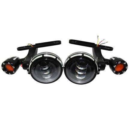 LED Auxiliary Turn Signal Spotlight for Harley - front LA011202