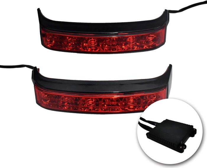 hdbubalus LED saddlebag tail lights with flowing turn signal and brake lights