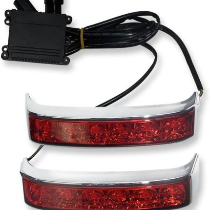 hdbubalus saddlebag turn signals with red lens