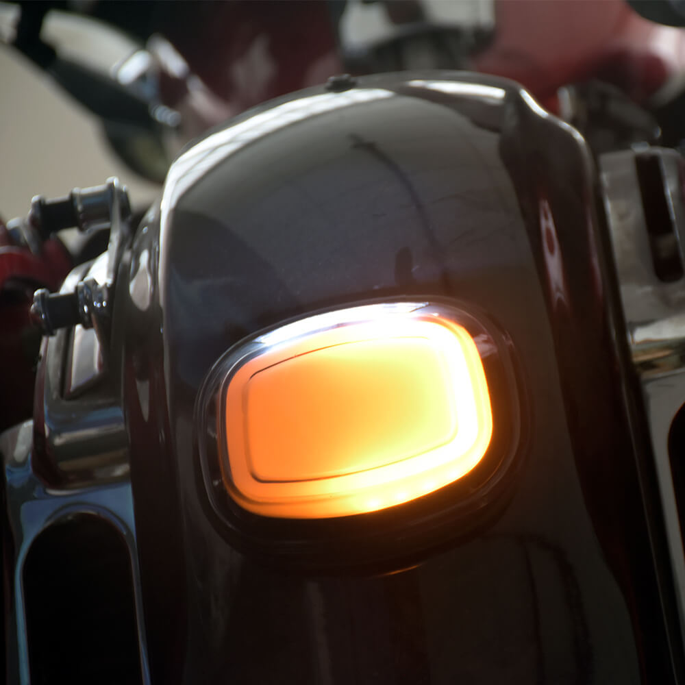 HDbubalus LED Brake Tail Light for Harley - effect