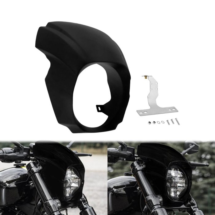 CR025702 hdbubalus matte black breakout fairing cover for harley softail effect