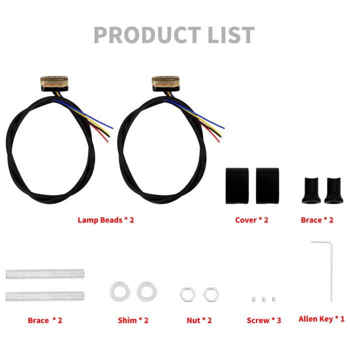 HDBUBALUS mini turn signal-la017209