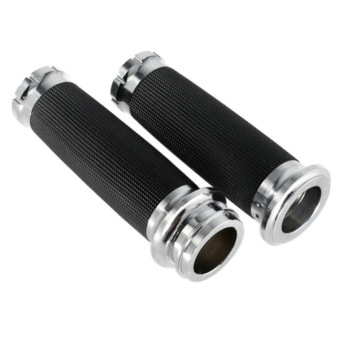 GP0048 hdbubalus handlebar hand grips for harley touring chrome