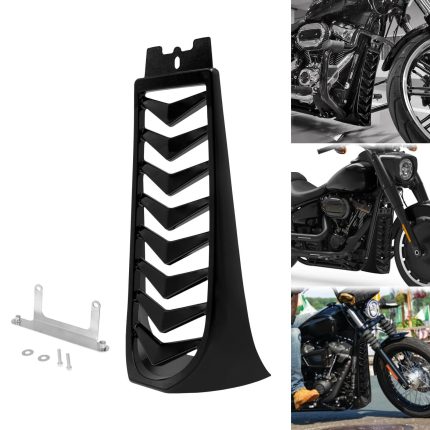 CR027801 hdbubalus Lower Spoiler Air Dam Fairing Cover for Harley Softail -black