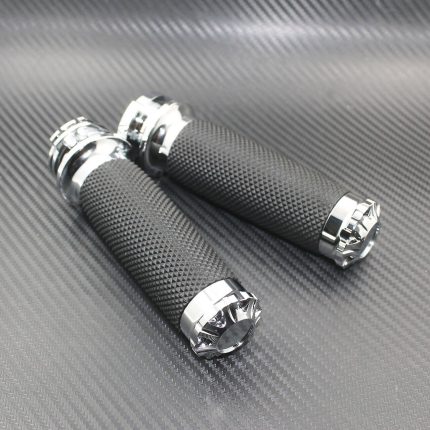 GP000602 hdbubalus cnc hand grips for harley chrome