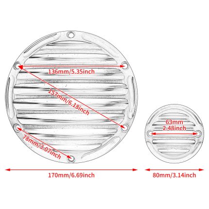 HDBUBALUS Derby Timer Cover -CR031201