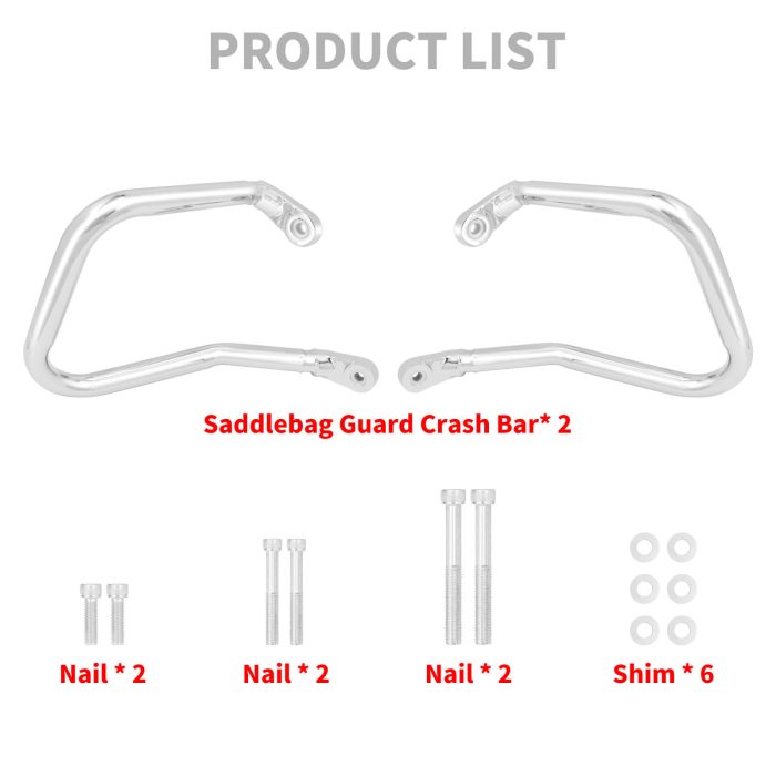 HDBUBALUS Softail Saddlebag Guard Bar-th032202