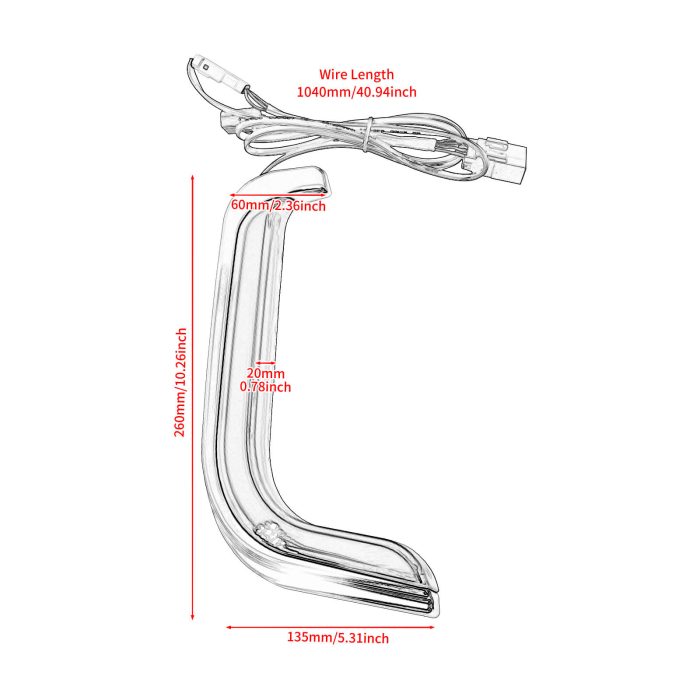 HDBUBALUS Turn Signal Light-LA020702