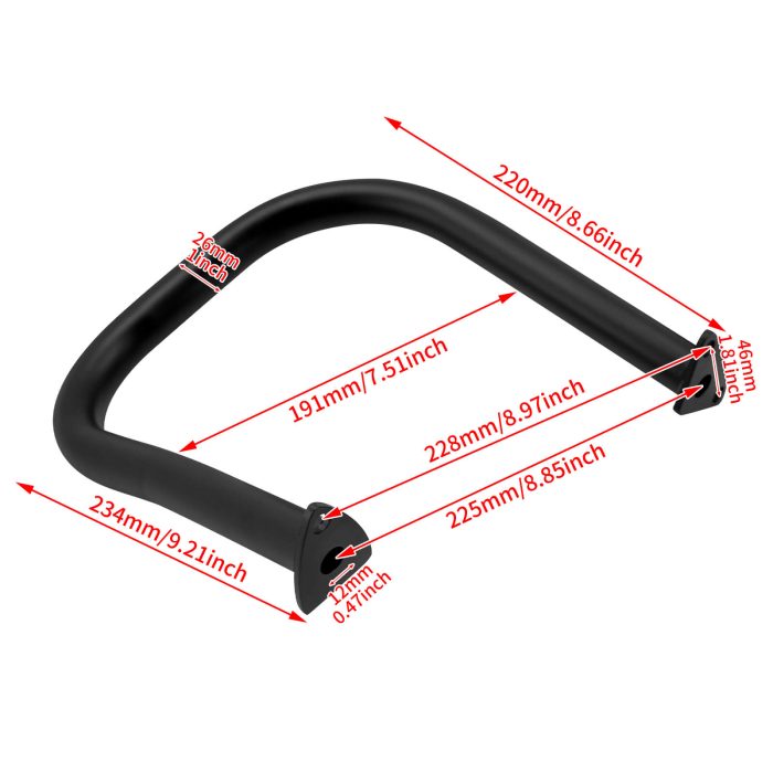 HDBUBALUS Indian Saddlebag Rail-TH032001