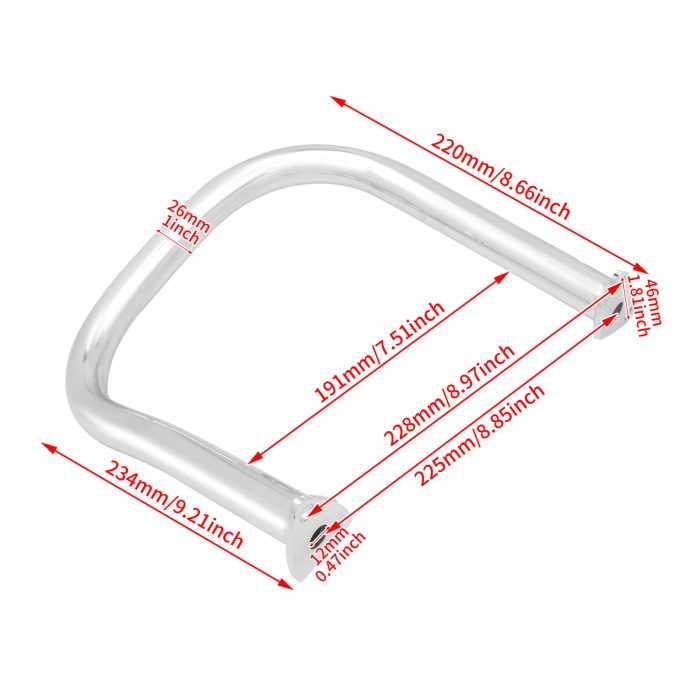 HDBUBALUS Indian Saddlebag Rails-TH032002