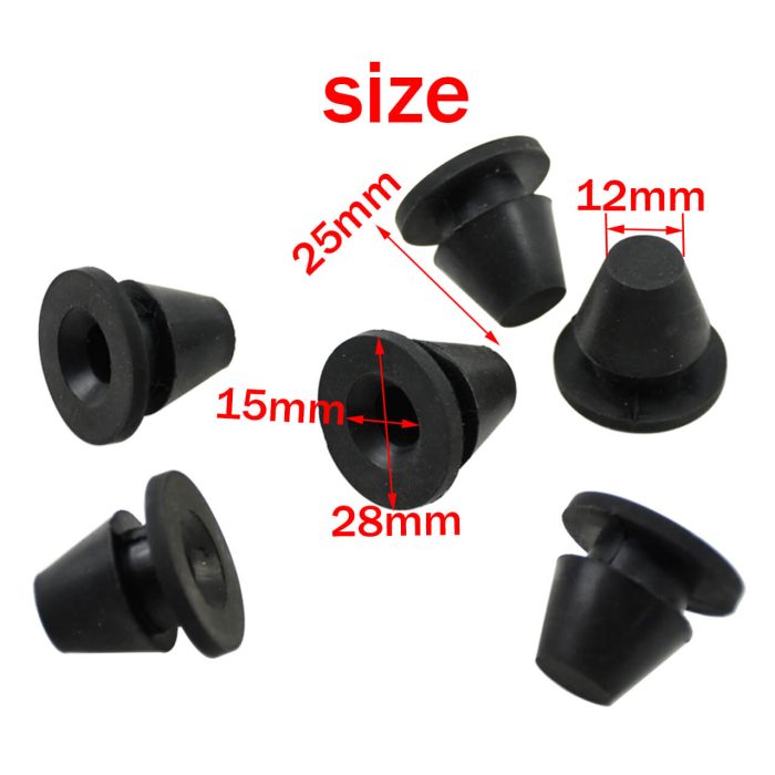 HDBUBALUS Rubber Side Cover Grommets-TH019802