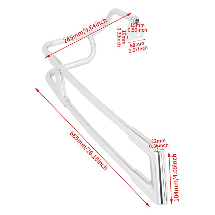 HDBUBALUS Saddlebag Rail Guard-TH029602