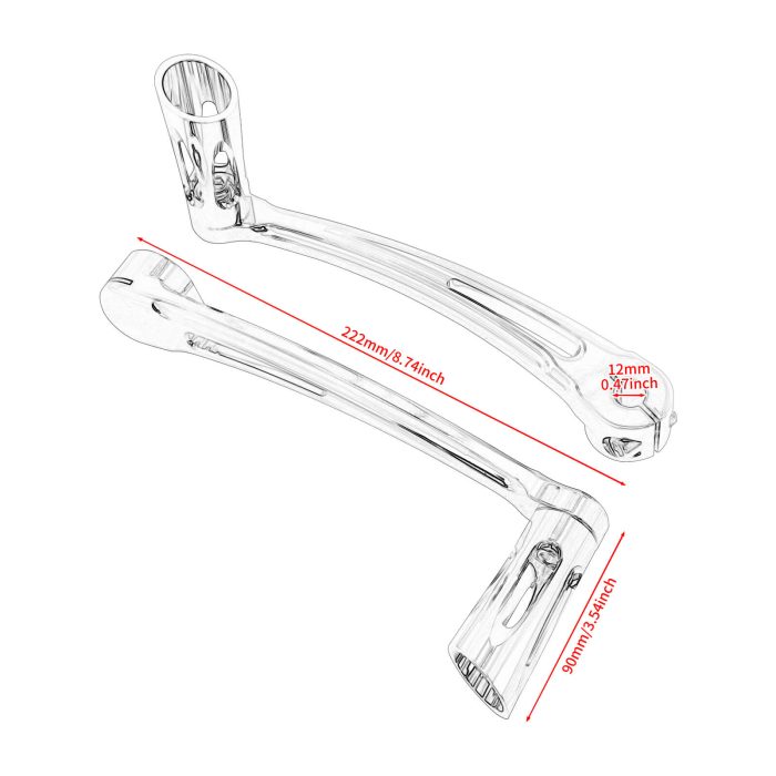 HDBUBALUS Softail Shifter Pegs-PE003302