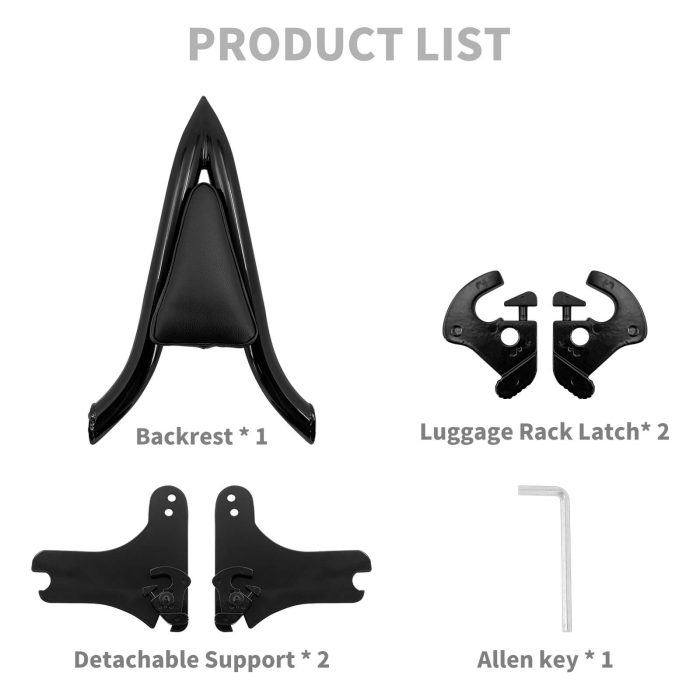 HDBUBALUS Touring Backrest-CB013103