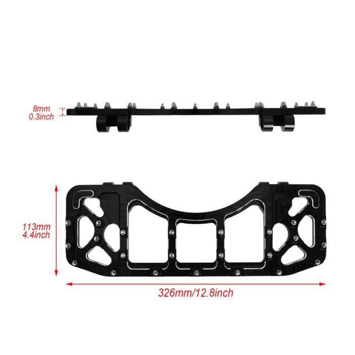 HDBUBALUS Touring Driver Stretched Floorboards-PE011301