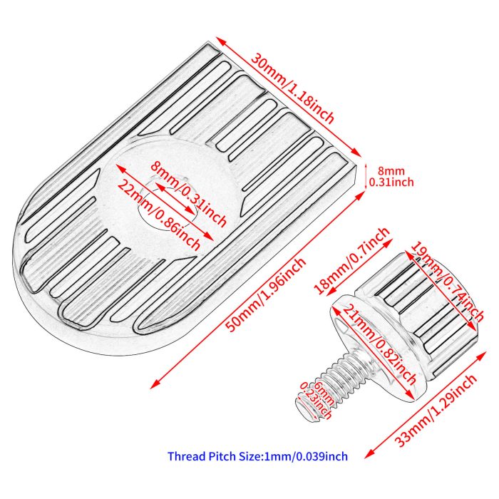 HDBUBALUS sportster nut tab screw-ZH000098