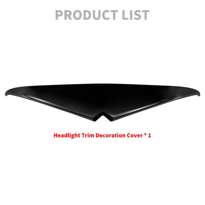 HDBUBALUS-Harley Headlight Eyelid Trim-CR033001