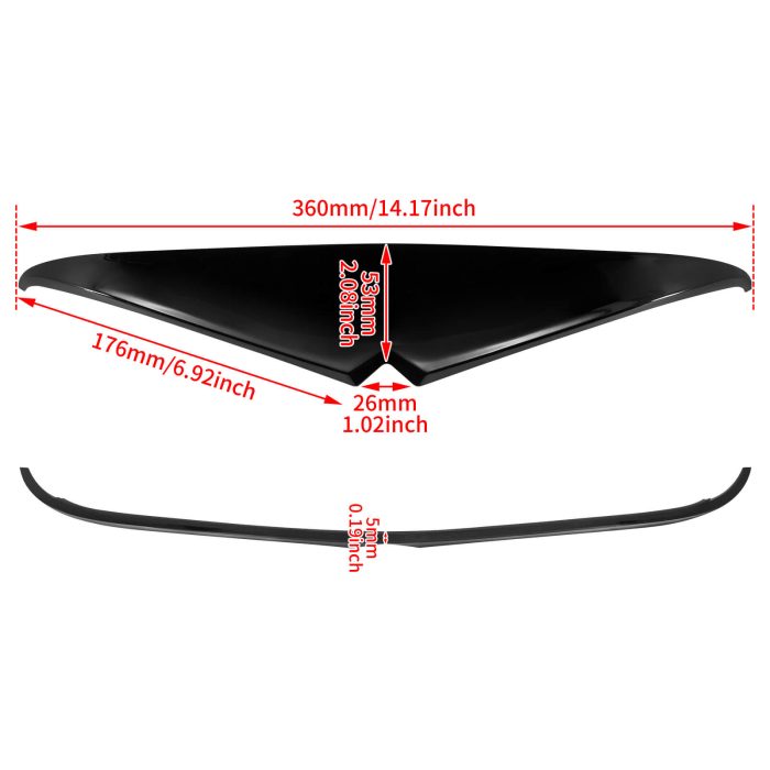 HDBUBALUS-Harley Headlight Eyelid Trim-CR033001