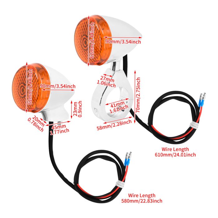 HDBUBALUS-Sportster Turn Signal Light-LA007304