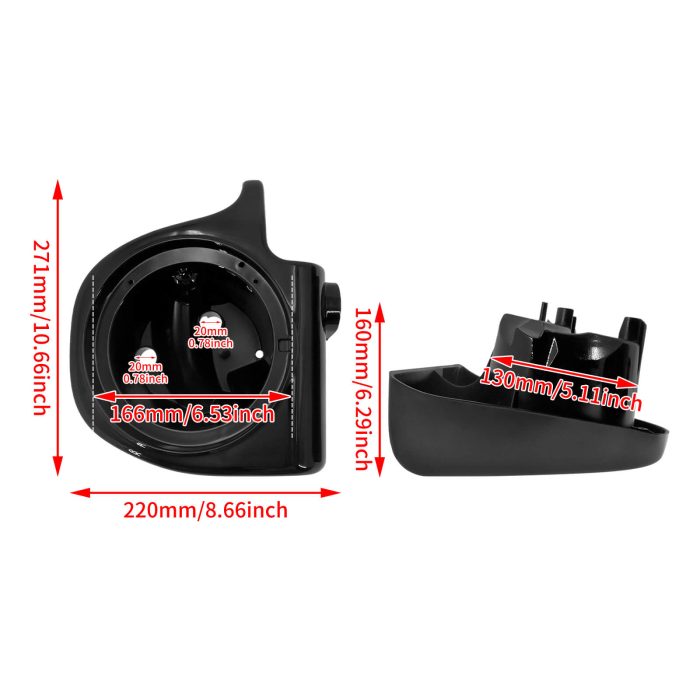 HDBUBALUS-Touring Fairing Speaker Pods-CR027701