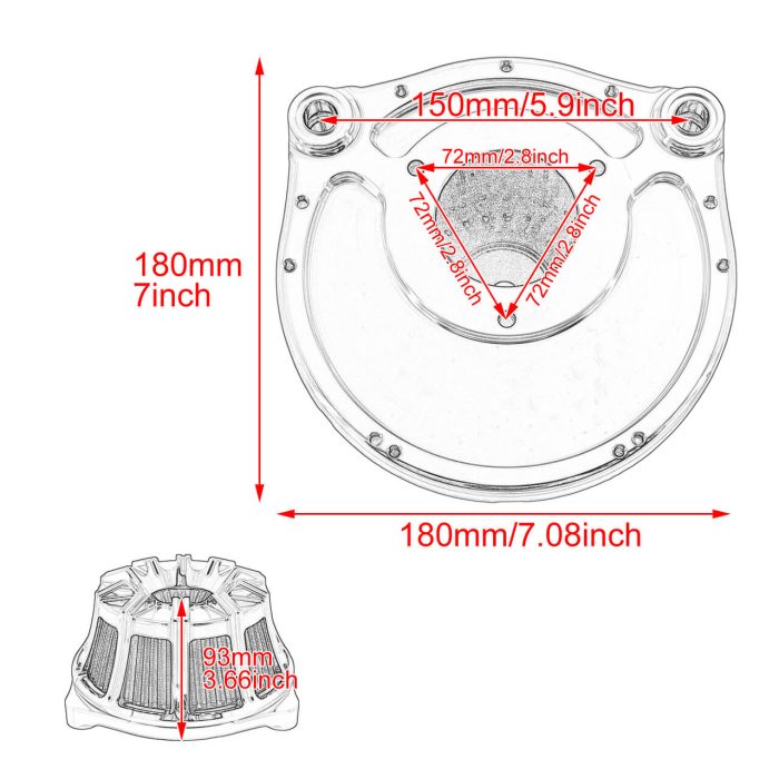 HDBUBALUS-Dyna Air Cleaner Filter-AF007303