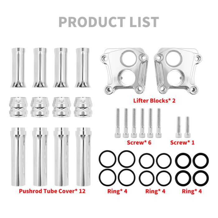 HDBUBALUS-Harley Tube Cover Kit-TH002403