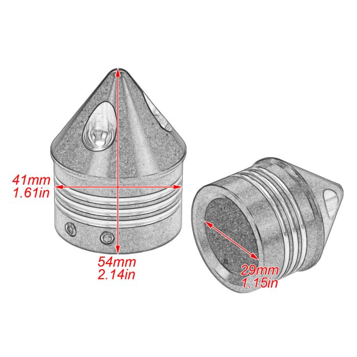 HDBUBALUS-Softail Axle Cap Nut-CR023401