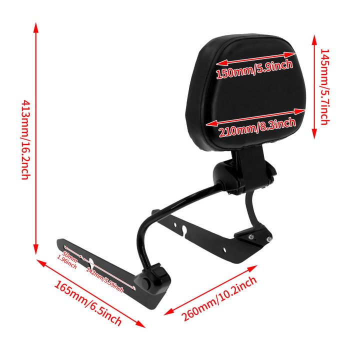 HDBUBALUS-Sportster Backrest Sissy Bar-CB011301