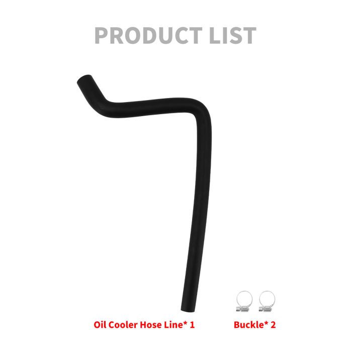 HDBUBALUS-Sportster Engine Cooler Hose-TH033201