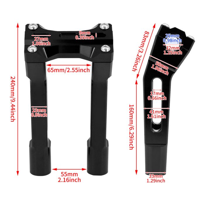 HDBUBALUS-Touring Bar Riser-TH028701