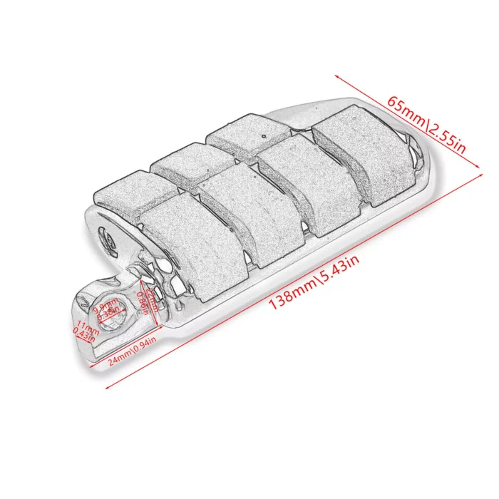 HDBUBALUS-Touring Foot Pegs-ZH001408-1