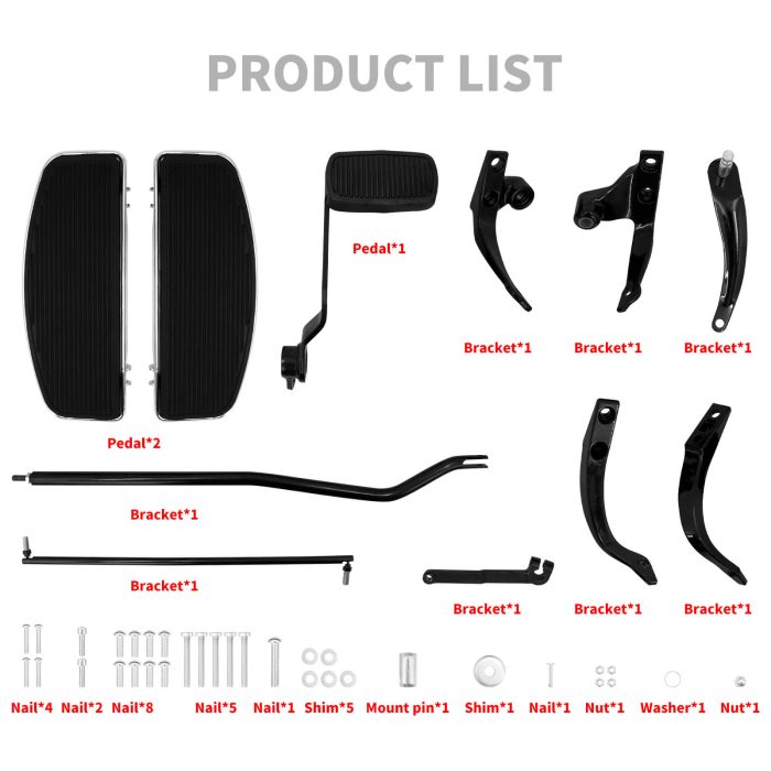 HDBUBALUS-Dyna Rider Footboard-PE013301