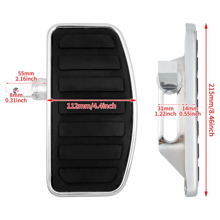 HDBUBALUS-Honda Rider Floorboards-PE010201