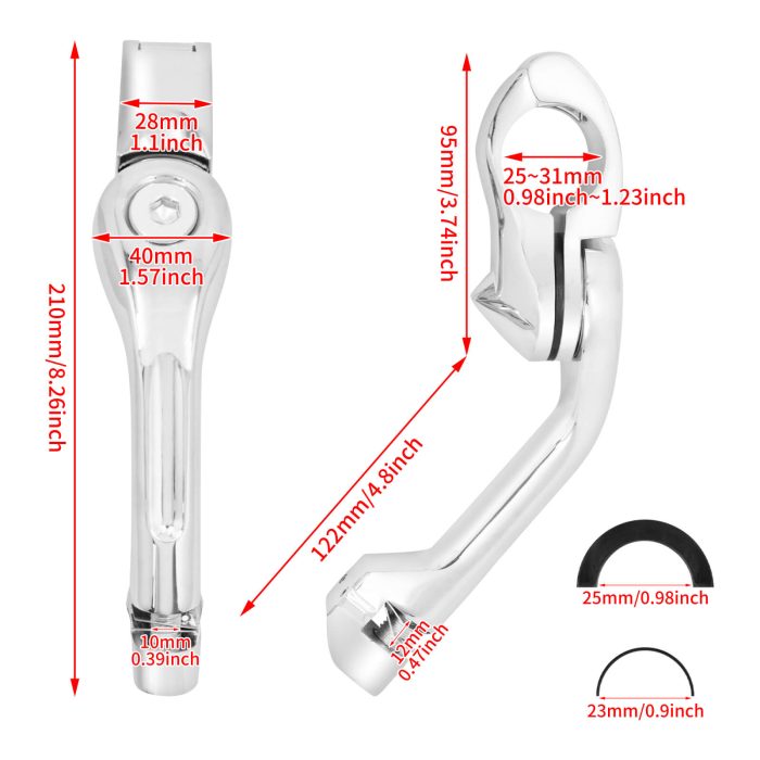 HDBUBALUS-Softail Foot Peg Mount-PE013202