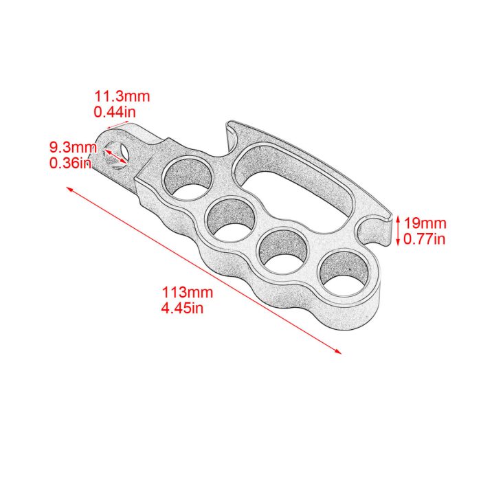 HDBUBALUS-Touring Foot Pegs Mount Set-PE009503