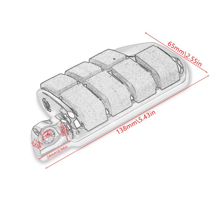 HDBUBALUS-Touring Foot pegs-PE002803