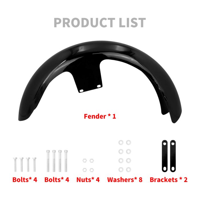 HDBUBALUS-Touring Front Fender-CR026401