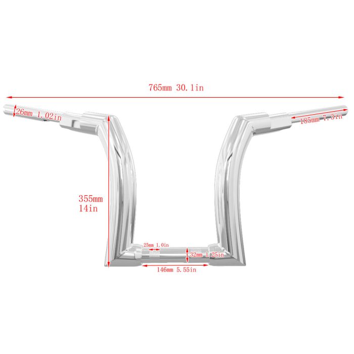 HDBUBALUS-Touring Handlebar Riser-GP005205