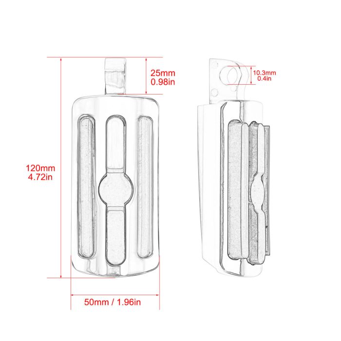 HDBUBALUS-Touring Passenger Footpeg-PE010102