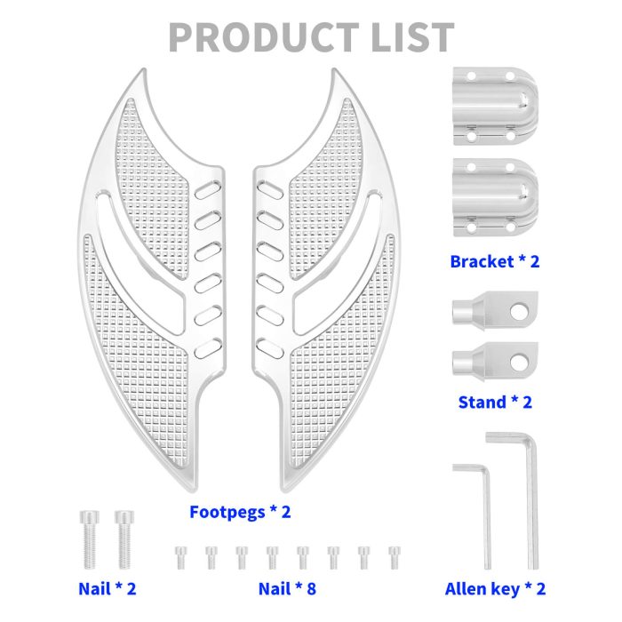 HDBUBALUS-Touring Rear Floorboard-PE007202