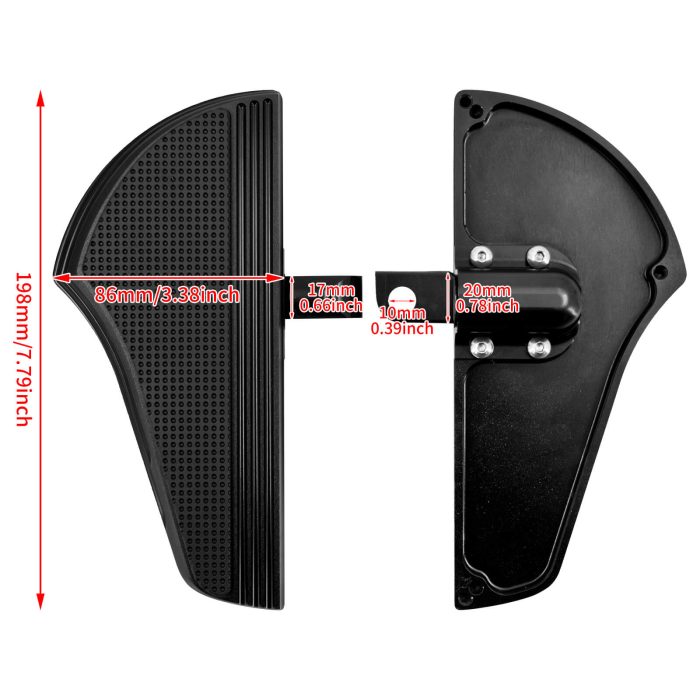 HDBUBALUS-Touring Rider Passenger Floorboard-ZH000470-JG