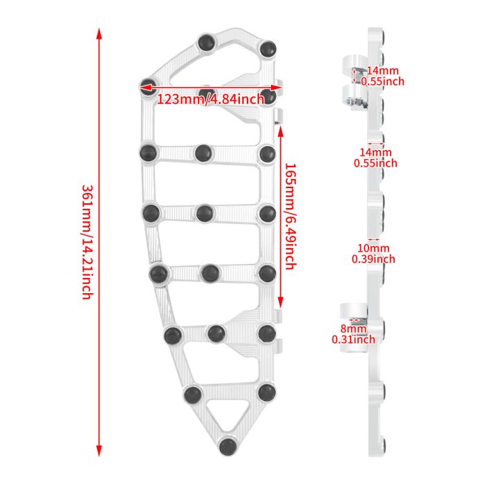 HDBUBALUS-Softail Rider Floorboards-PE013902