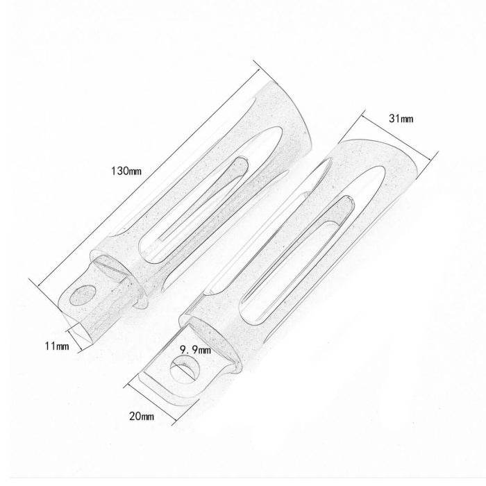 HDBUBALUS-Sportster Foot Pegs-PE000901