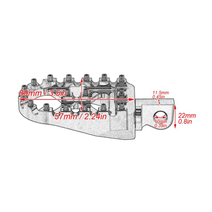 HDBUBALUS-Sportster Foot Rests-PE010602