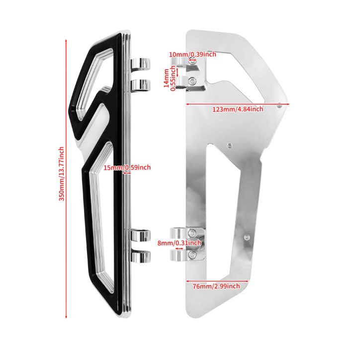 HDBUBALUS -Touring Driver Empire Floorboards-PE015302